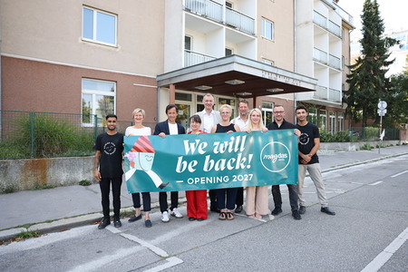 Baustart für zweites 'magdas'-Hotel der Caritas am Wiener Prater